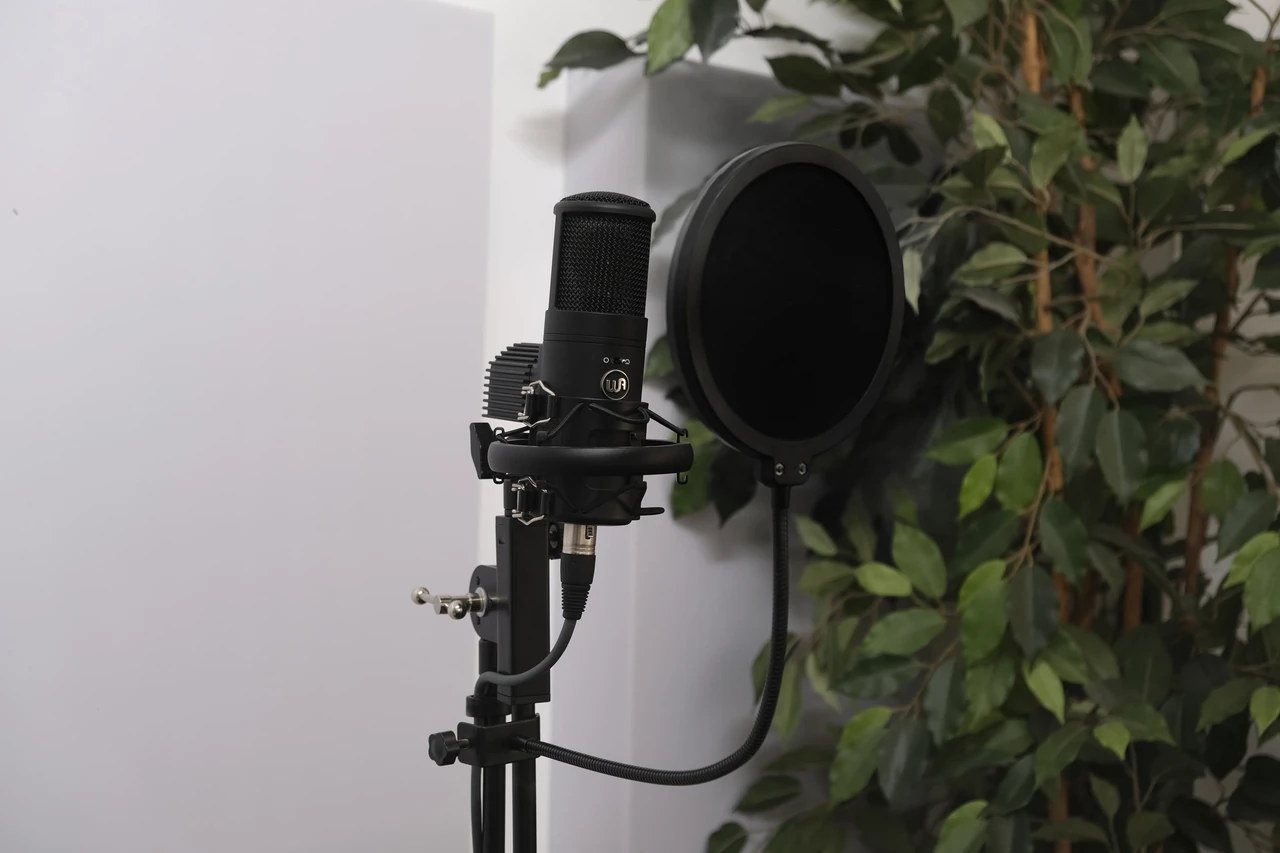 Warm Audio WA-8000 Mikrofon mit Poppschutz